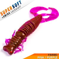 Künstliche Larve Libelle Creature Bait Gummiköder Gummifische Aroma Kunstköder Pink / Purple pur / Amino