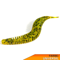 Big Worms Wurm gerippt Angelk&ouml;der Universal Knoblauch