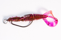 Kunstköder 63mm Larve Aroma Barsch Forelle Trout Köder Angeln Gummiköder Softbait Universal Tintenfisch