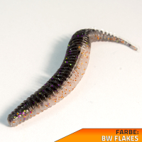 Big Worms Wurm gerippt Angelk&ouml;der BW Flakes Tintenfisch