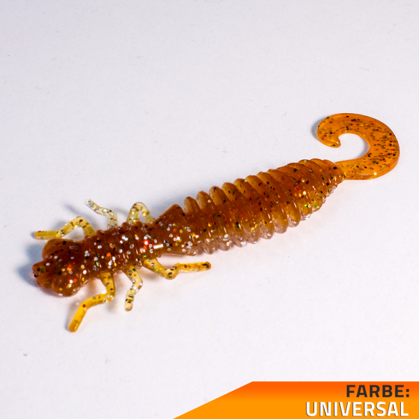 Kunstköder Larve Top Köder Aroma Barsch Forelle Trout Köder Angeln Gummiköder Universal Knoblauch
