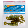 Kunstköder Larve Top Köder Aroma Barsch Forelle Trout Köder Angeln Gummiköder White UV Knoblauch