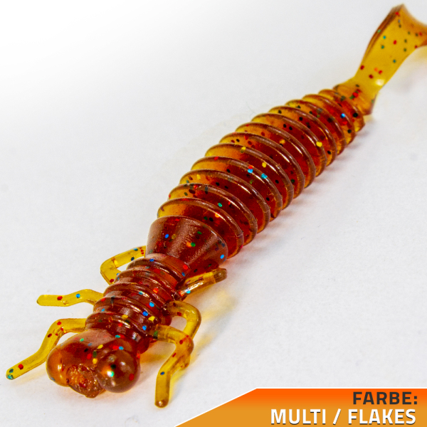 Kunstköder Larve Top Köder Aroma Barsch Forelle Trout Köder Angeln Gummiköder Multi / Flakes Shrimp
