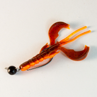 Kunstköder Krebse Aroma Barsch Forelle Trout Köder Angeln Gummiköder Softbait Fluo Green UV Flusskrebs