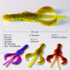 Kunstköder Krebse Aroma Barsch Forelle Trout Köder Angeln Gummiköder Softbait Fluo Green UV Flusskrebs
