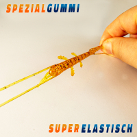 Krebse Kunstköder schwimmend +Aroma Barsch Forelle Trout Köder Angeln Gummiköder Universal Tintenfisch