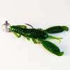 Krebse Kunstköder schwimmend +Aroma Barsch Forelle Trout Köder Angeln Gummiköder Green UV Shrimp