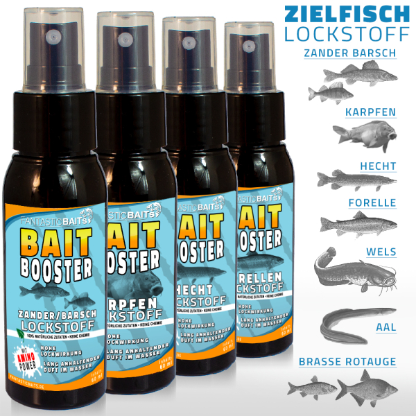 Zielfisch Lockstoff Köder Spray Lockmittel Aroma Forelle Karpfen Raubfisch Aal