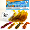 6x Kunstköder Larve Aroma Barsch Forelle Trout Köder Angeln Gummiköder Softbait Multi Flake pur / Amino