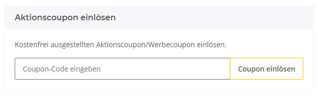 Rabatt-Coupon